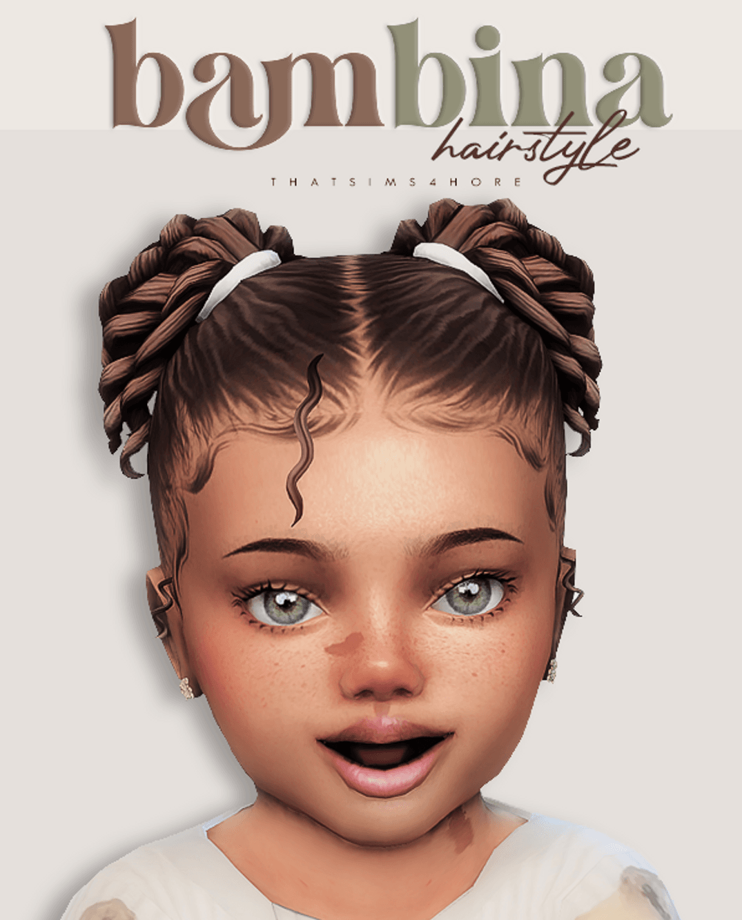Скриншот мода Прическа Bambina Hairstyle